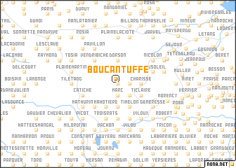 map of Boucan Tuffe