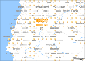 map of Boucan