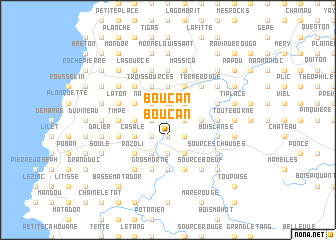 map of Boucan