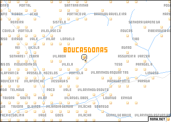 map of Bouças Donas