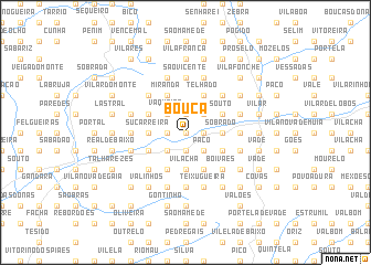 map of Bouça