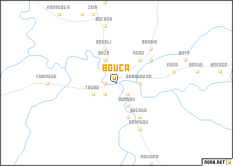 map of Bouca