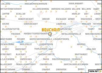 map of Bouchain