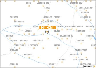 map of Bouchais