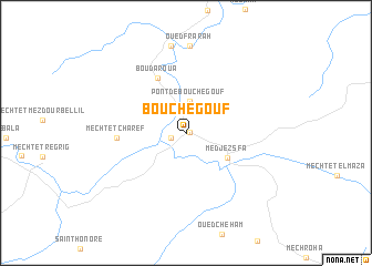 map of Bouchegouf