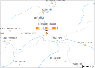 map of Bouchegout