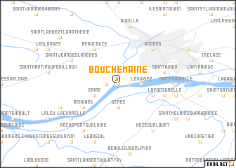 map of Bouchemaine