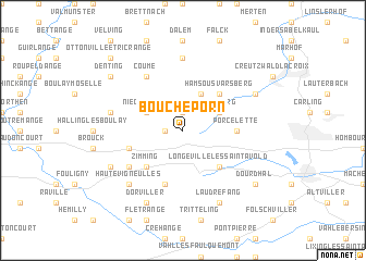 map of Boucheporn