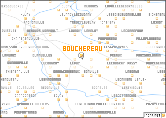 map of Bouchereau