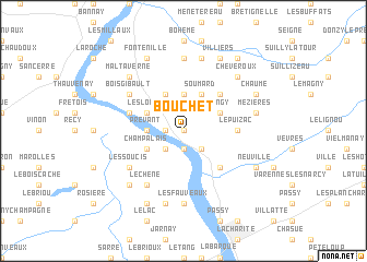 map of Bouchet