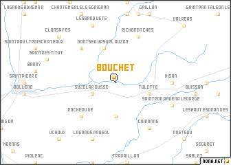 map of Bouchet