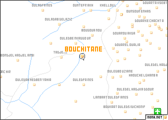 map of Bou Chitane