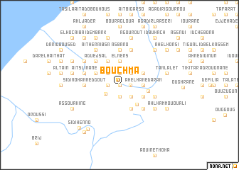 map of Bouchma