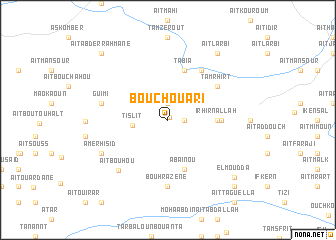 map of Bou Chouari