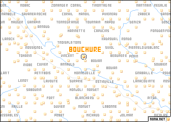 map of Bouchure