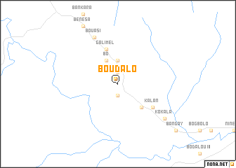 map of Boudalo