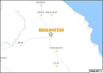 map of Boudamassa