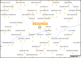 map of Boudaoud