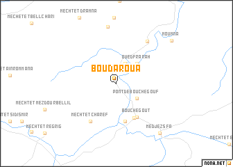 map of Boudaroua