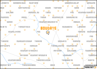 map of Boudaye