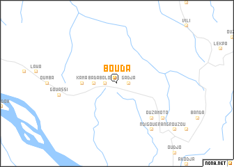map of Bouda