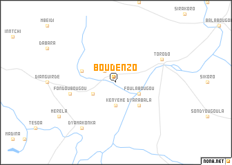 map of Boudenzo