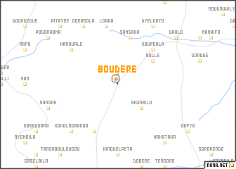 map of Boudéré