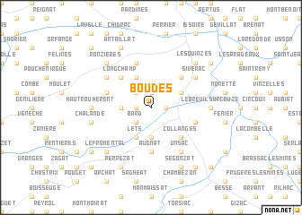 map of Boudes