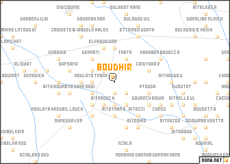 map of Boudhir