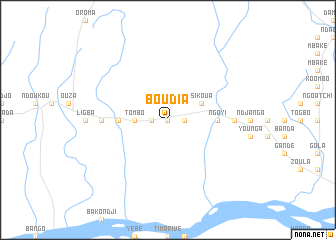 map of Boudia