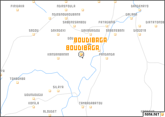 map of Boudibaga