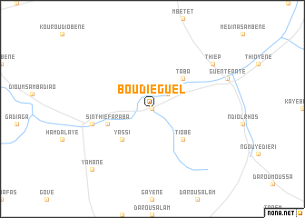 map of Boudiéguel