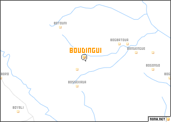 map of Boudingui