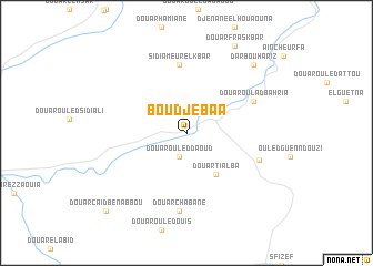 map of Boudjebaa