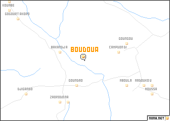 map of Boudoua