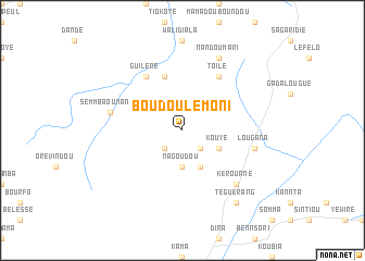 map of Boudoulémoni