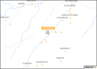 map of Bou Dra