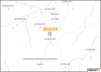 map of Bou Dra