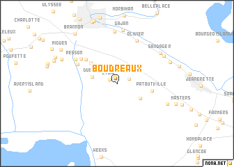 map of Boudreaux