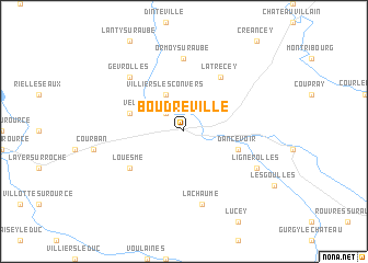 map of Boudreville