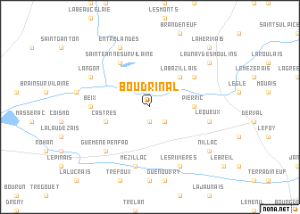 map of Boudrinal