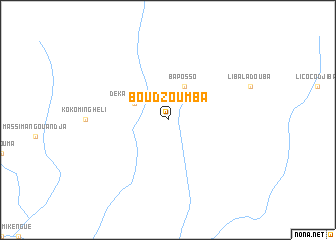 map of Boudzoumba