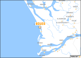 map of Bouéa