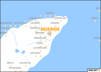 map of Bouéboué