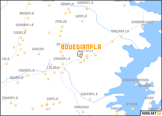 map of Bouedianfla