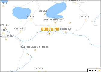 map of Bou Edima