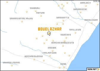 map of Bou el Azhar