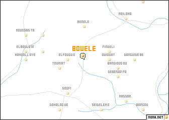 map of Bouélé