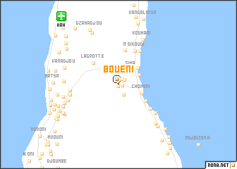 map of Bouéni