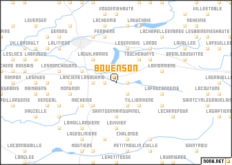 map of Bouenson